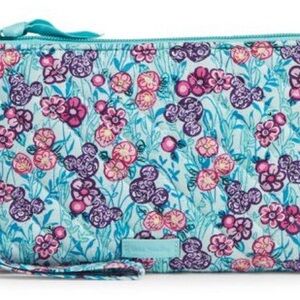 Disney Vera Bradley RFID Wristlet in Mickey's Colorful Meadow
